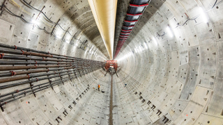 The Two-Mile-Long Tunnel Beneath Seattle Makes Humans Look So Tiny